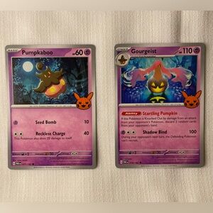 Pokémon Cards Trick or Trade - Pumpkaboo and Gourgeist Set